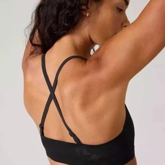 Athleta Ritual Lace Adjustable Bra size L Black - Picture 3 of 5